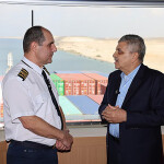 Suez Canal Authority Chairman Ossama Rabiee met with Jules Verne shipmaster Slavko Malasic